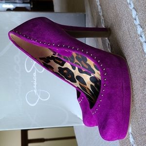 Jessica Simpson Suede Studded Platform